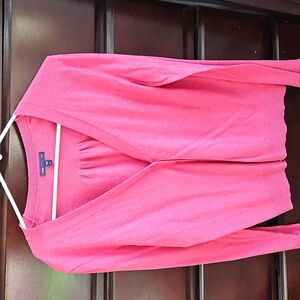 Pink GAP v Neck Cardigan